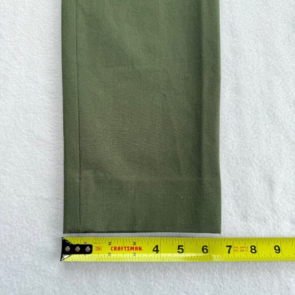 Banana Republic Women's Stretch Pockets High-Rise Green Slim Sloan Pants Size 8 - Picture 9 of 10